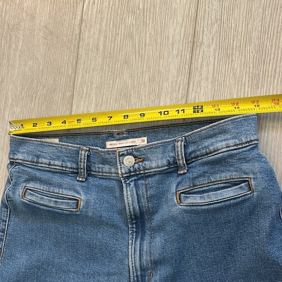 Levi’s Ribcage Wide Leg Cropped Women's Jeans in Color Stoned-silly size 30 - Picture 8 of 13